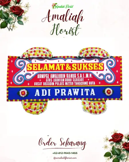 Papan Bunga Ucapan Selamat Cintabodas